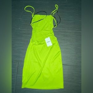 Lime Green Forever 21 Bodycon dress